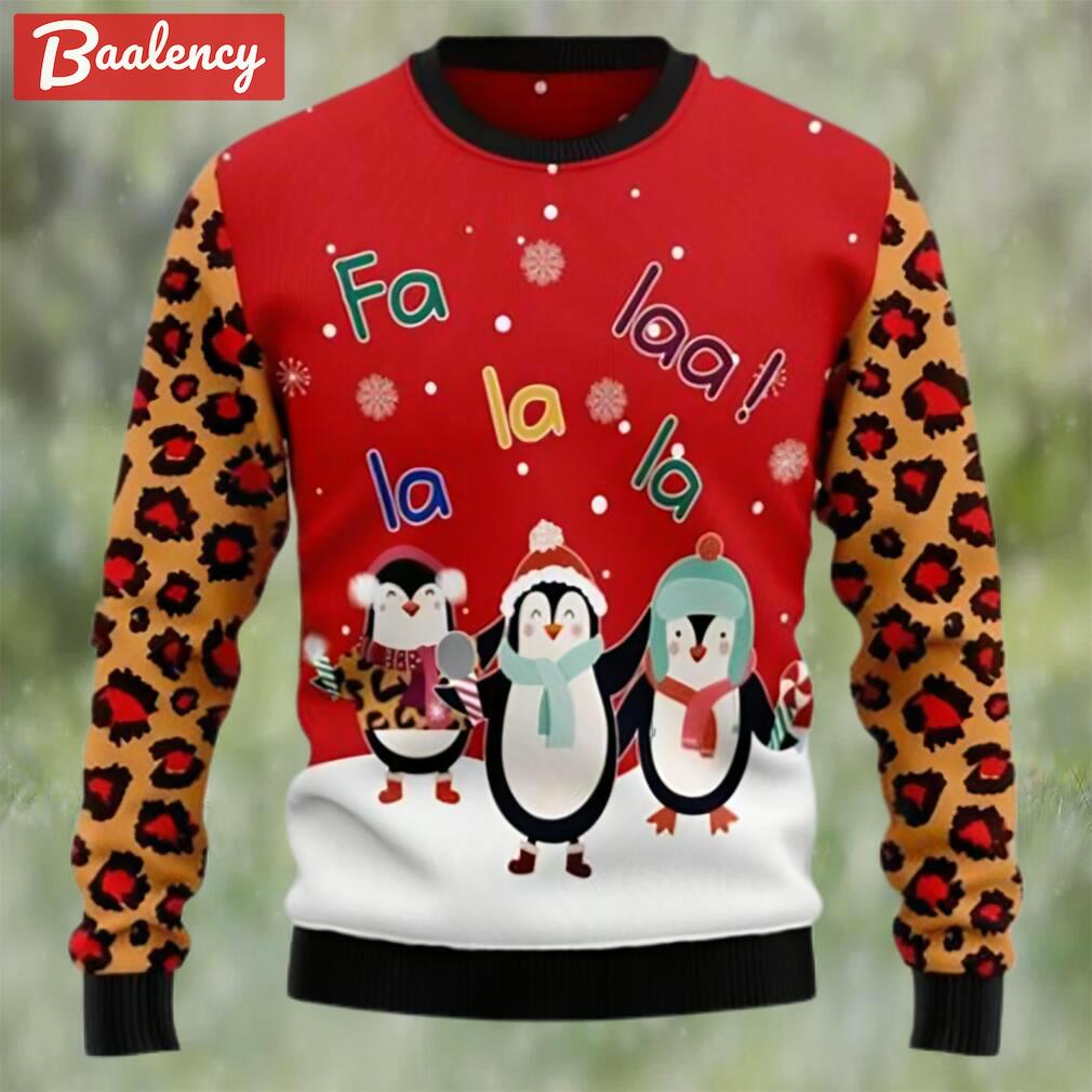 Penguin christmas song cute penguin ugly christmas sweater Christmas Ugly Sweater