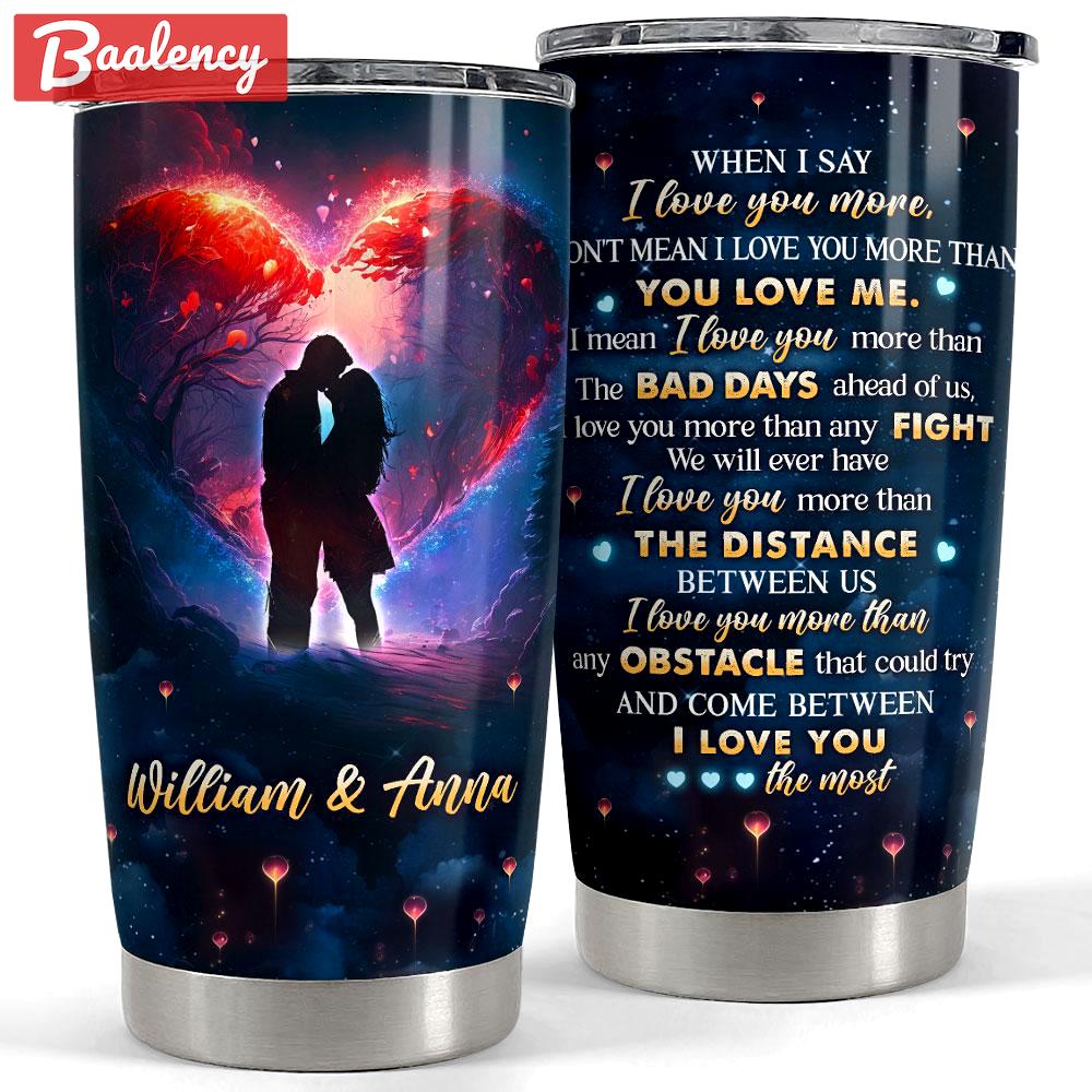 Personalized tumbler for husband wife with customize name Personalized Tumbler