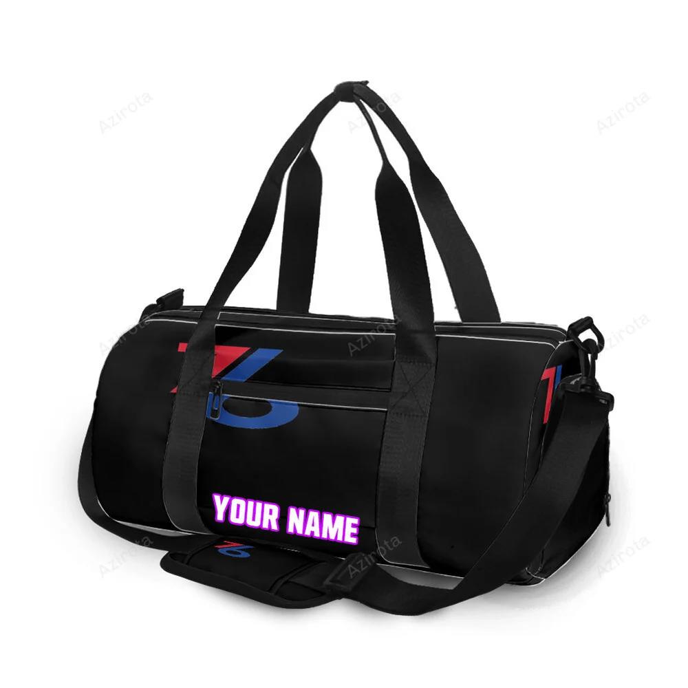 Philadelphia 76ers 76 personalized name travel bag gym bag 2213 Travel Bag
