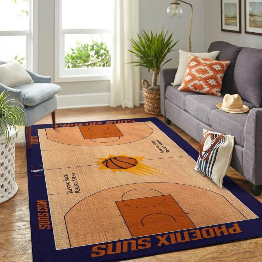 Phoenix suns nba basketball team logo carpet rug living room 200303b11 Rectangle Rug