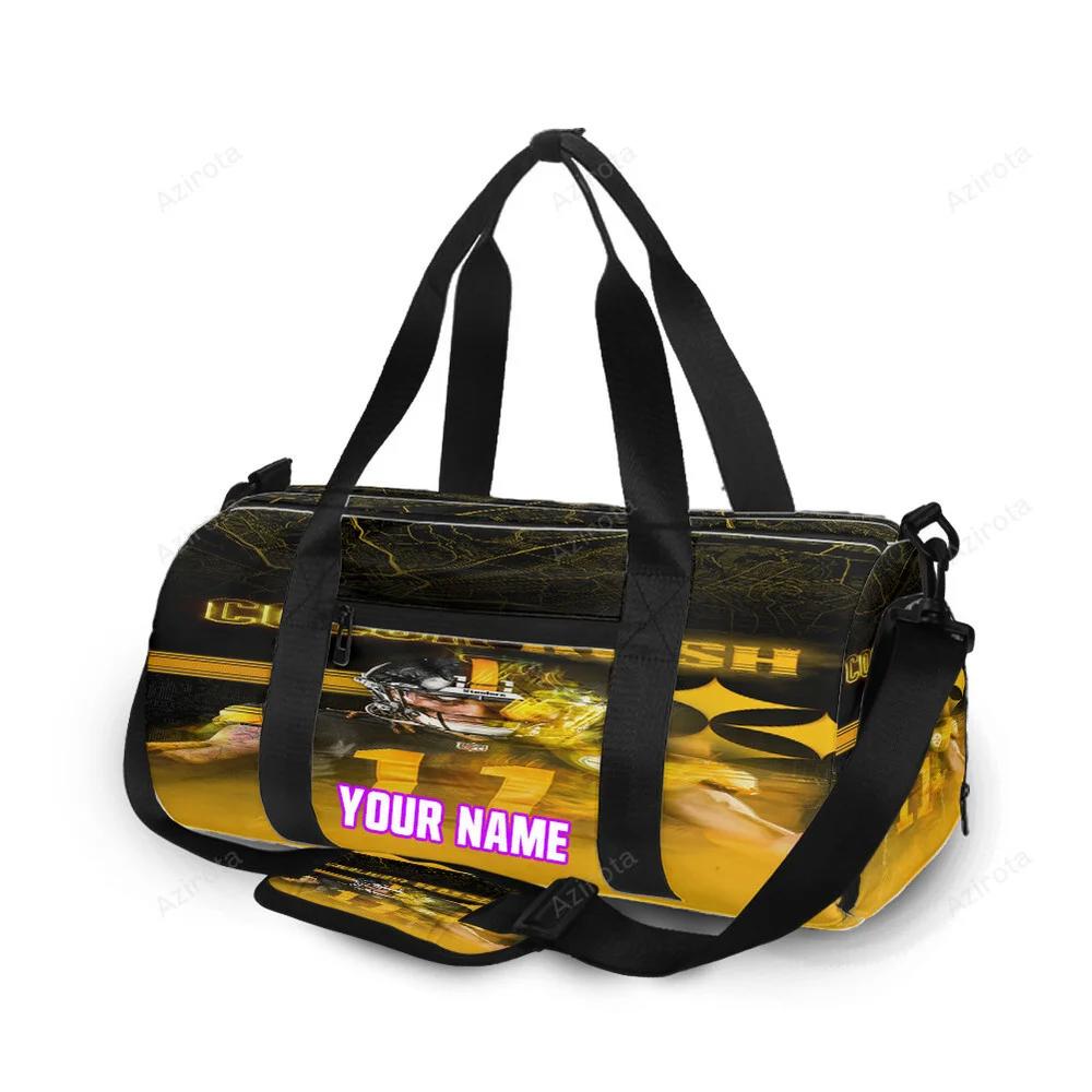 Pittsburgh steelers chase claypool no11 personalized name travel bag gym bag 1019 Travel Bag
