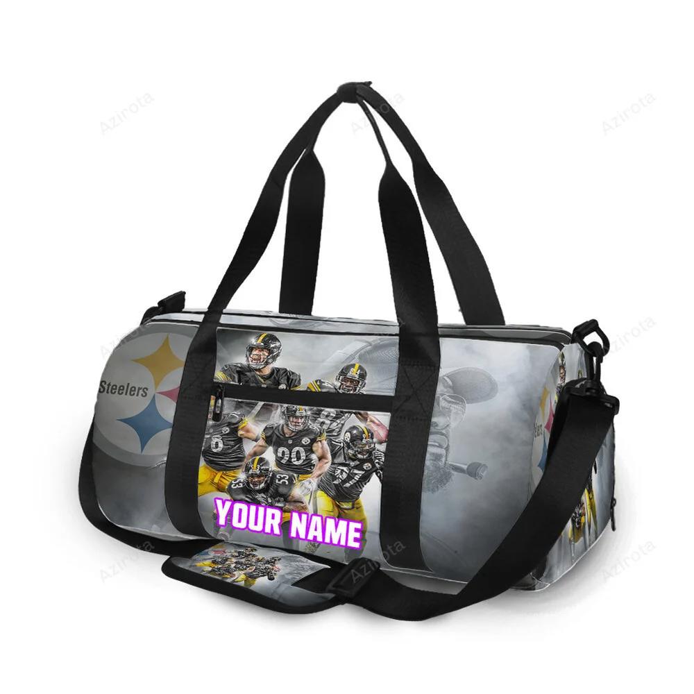 Pittsburgh steelers players and coach personalized name travel bag gym bag 2108 Travel Bag