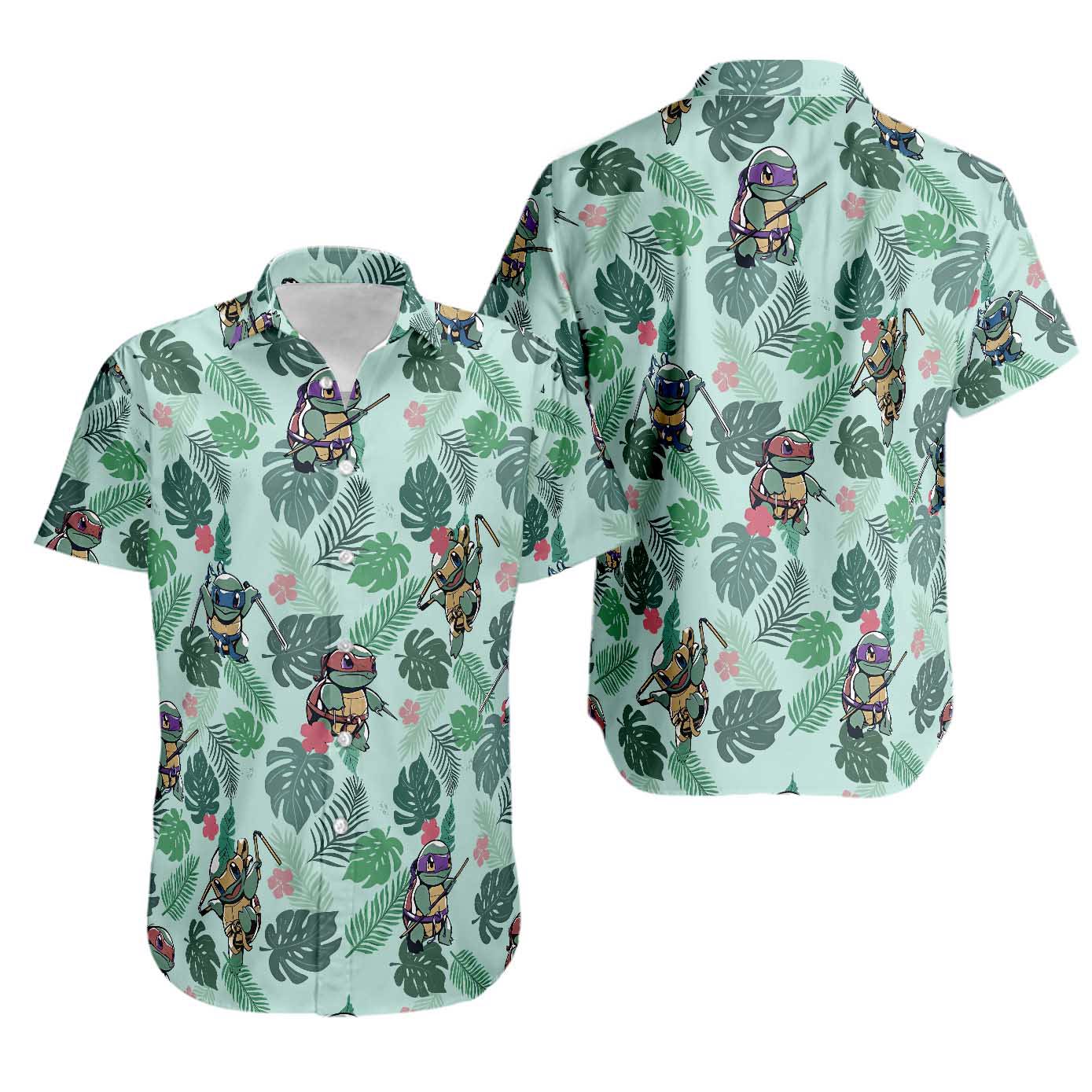 Pokemon ninja hawaiian shirt Hawaii Shirt Shorts & Flip Flops