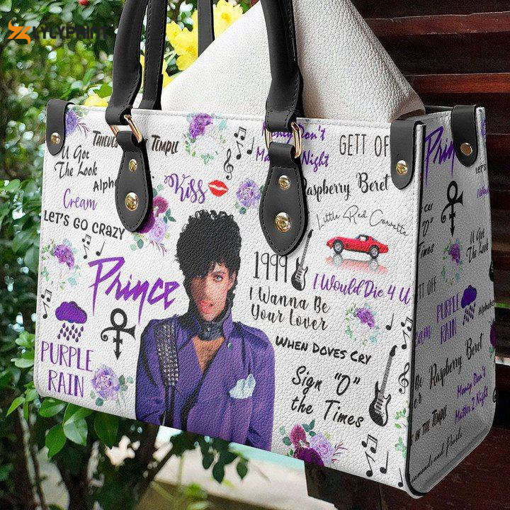 Prince purple best leather bag for women gift 807 Women Leather Hand Bag