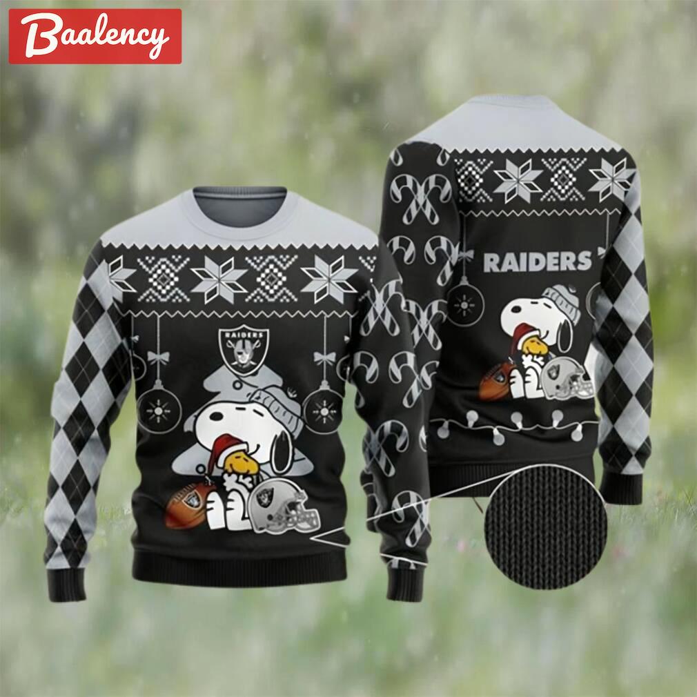 Raiders ugly sweater peanuts snoopy ugly christmas sweater 3d gift for christmas Christmas Ugly Sweater