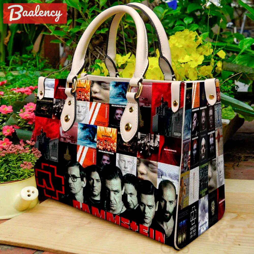 Rammstein 1a leather handbag 3349 Women Leather Hand Bag