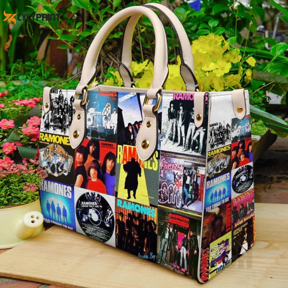 Ramones  leather bag for women gift 1613 Women Leather Hand Bag