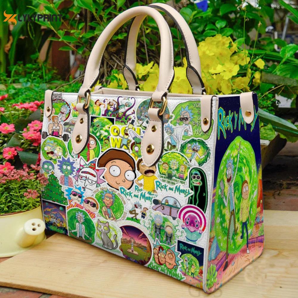 Rick and morty 1 leather bag for women gift 1085 Women Leather Hand Bag