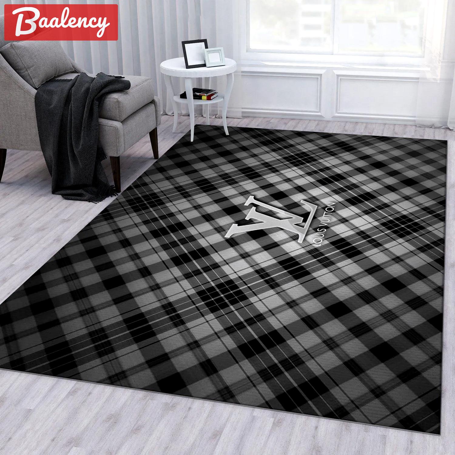 Rugs in living room and bedroom - Burberry ft louis vuitton rugs bedroom rug family gift us decor Rectangle Rug