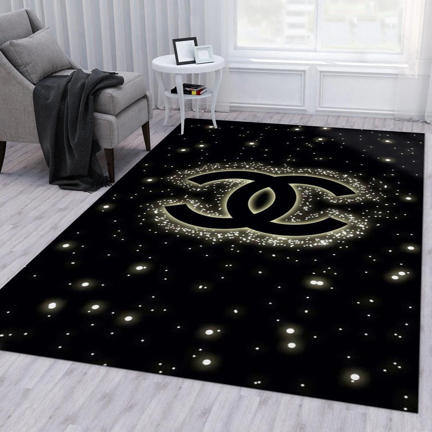 Rugs in living room and bedroom - Chanel area rug living room rug us gift decor Rectangle Rug