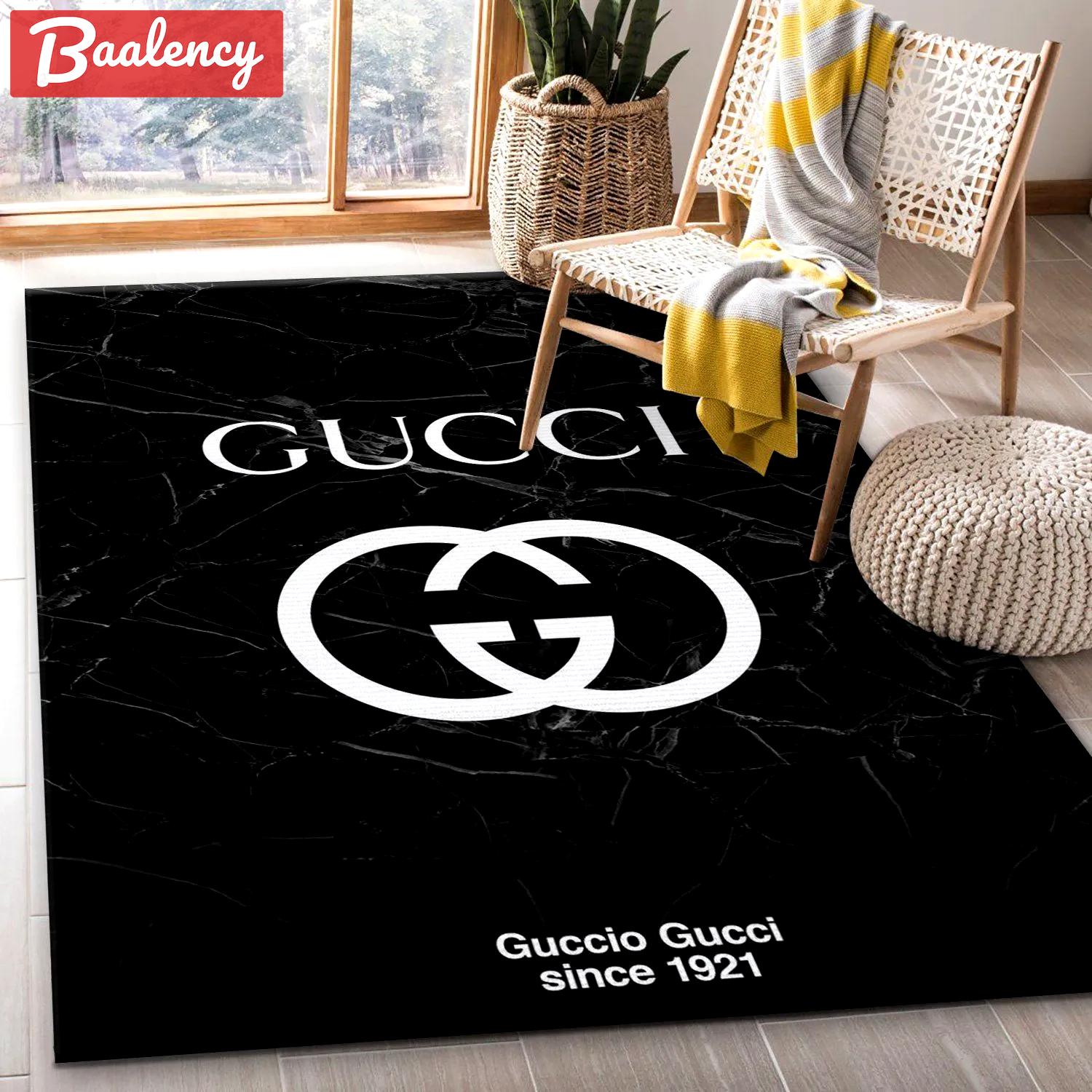 Rugs in living room and bedroom - Gucci black marble marmor area rug living room rug christmas gift us decor Rectangle Rug