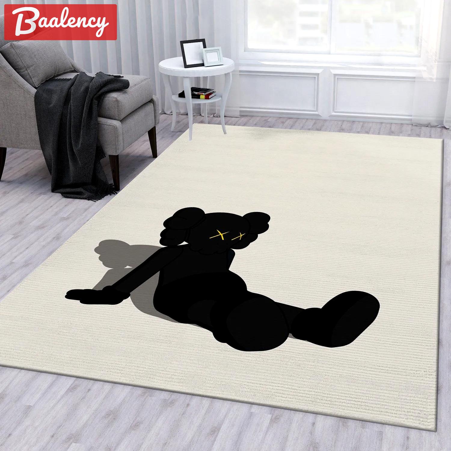 Rugs in living room and bedroom - Kaws holiday black area rug living room rug carpet floor mats keep warm in winter Rectangle Rug