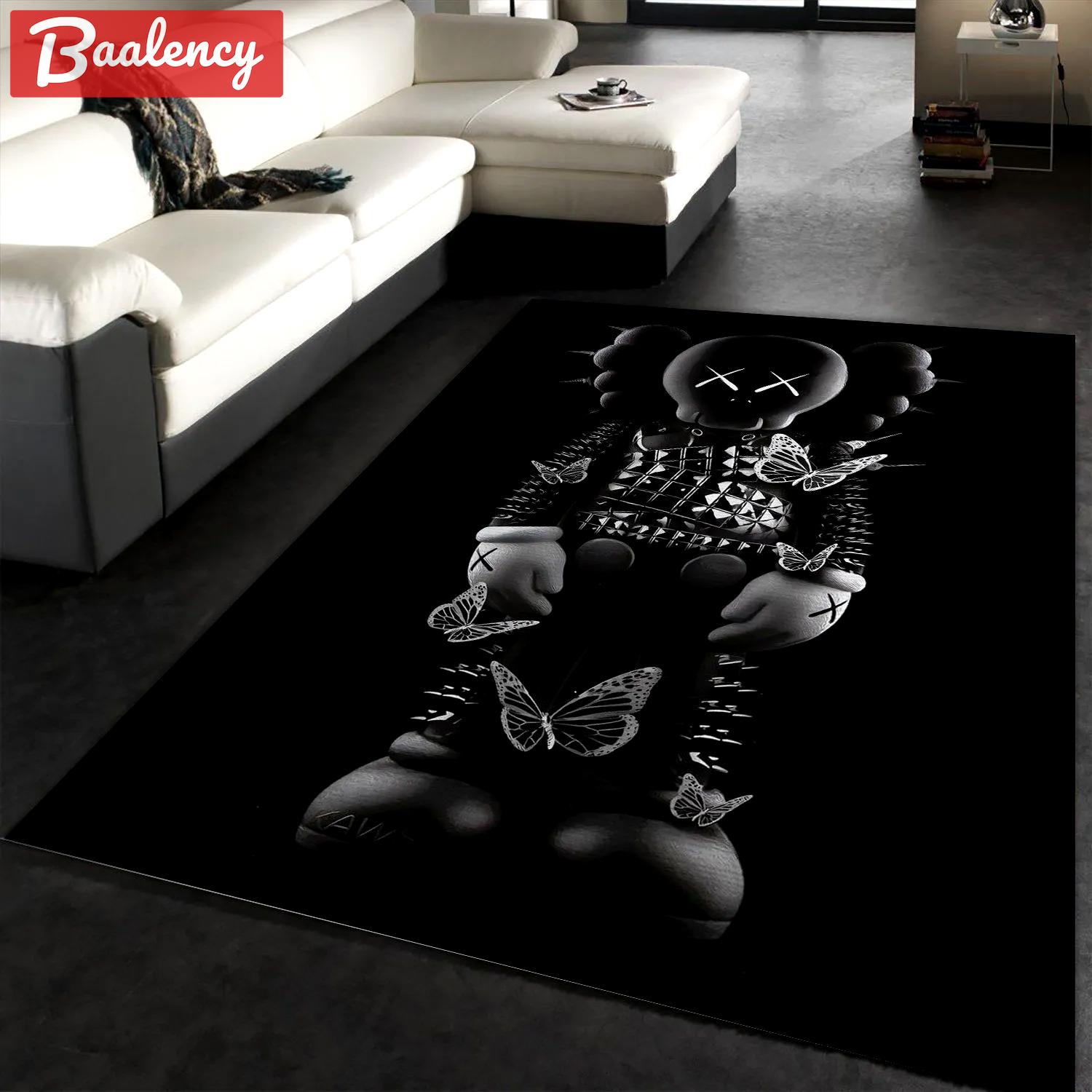 Rugs in living room and bedroom - Kaws rug bedroom rug christmas gift us decor Rectangle Rug