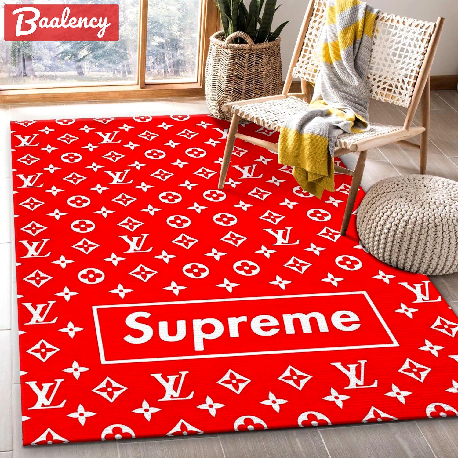 Rugs in living room and bedroom - Supreme lv red area rug living room rug christmas gift us decor Rectangle Rug