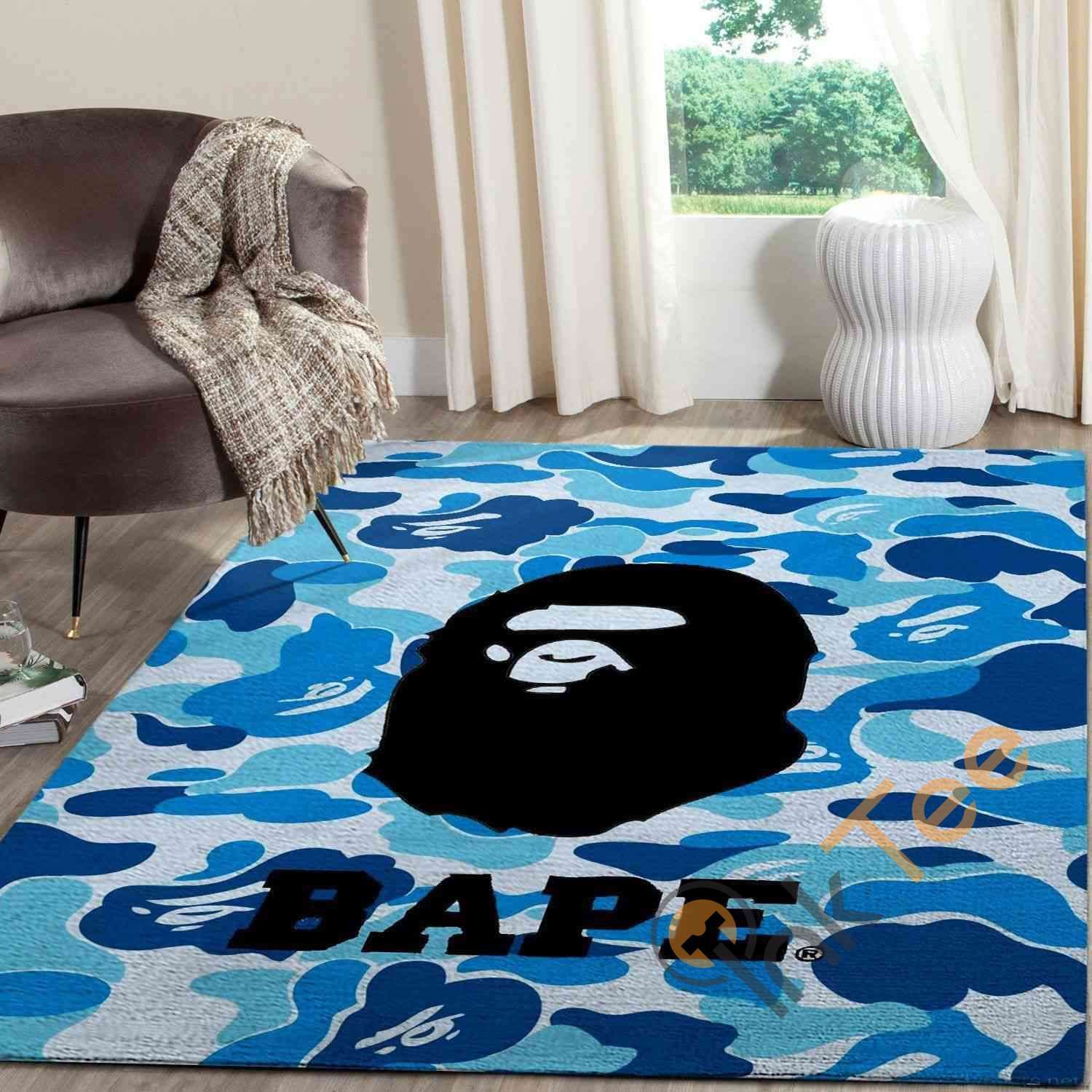 Rugs in living room and bedroom bape area rug Rectangle Rug
