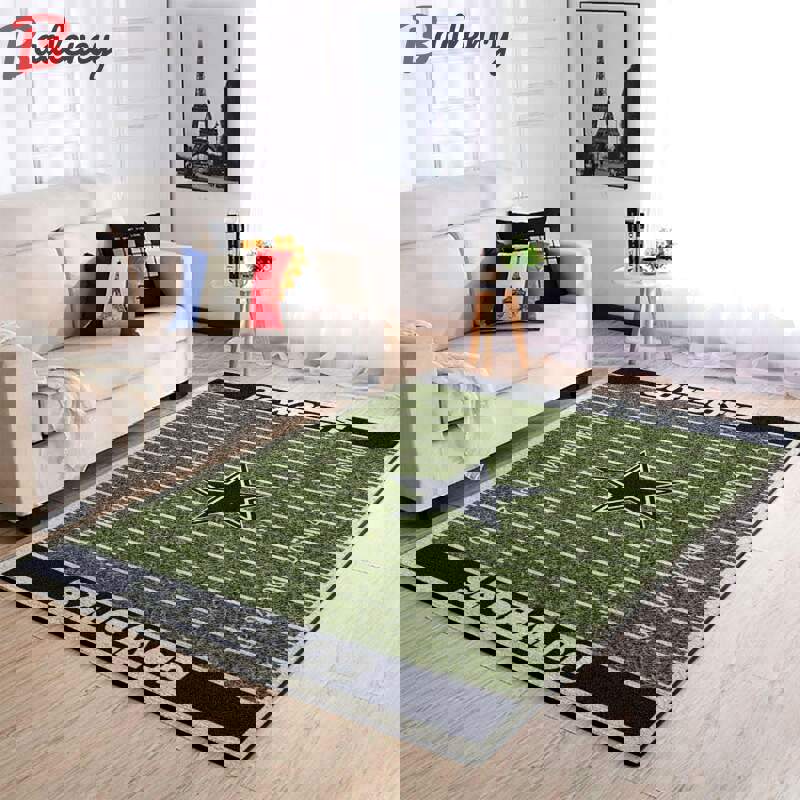 Rugs in living room and bedroom dallas cowboys area Rectangle Rug