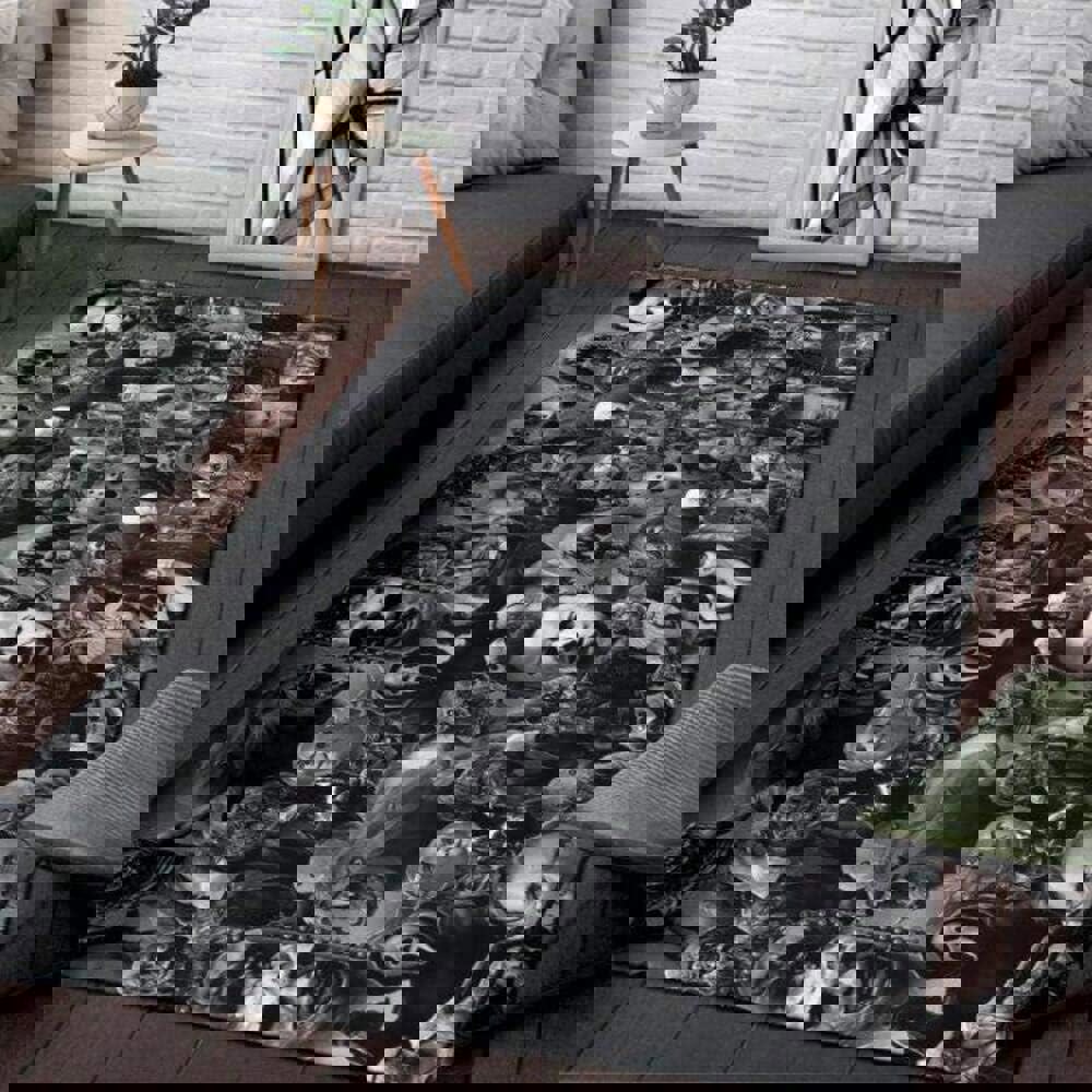 Rugs in living room and bedroom famous horror halloween area rug Rectangle Rug