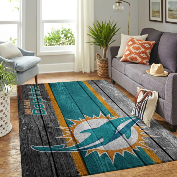 Rugs in living room and bedroom miami dolphins nfl wooden home decor rectangle area rug Rectangle Rug