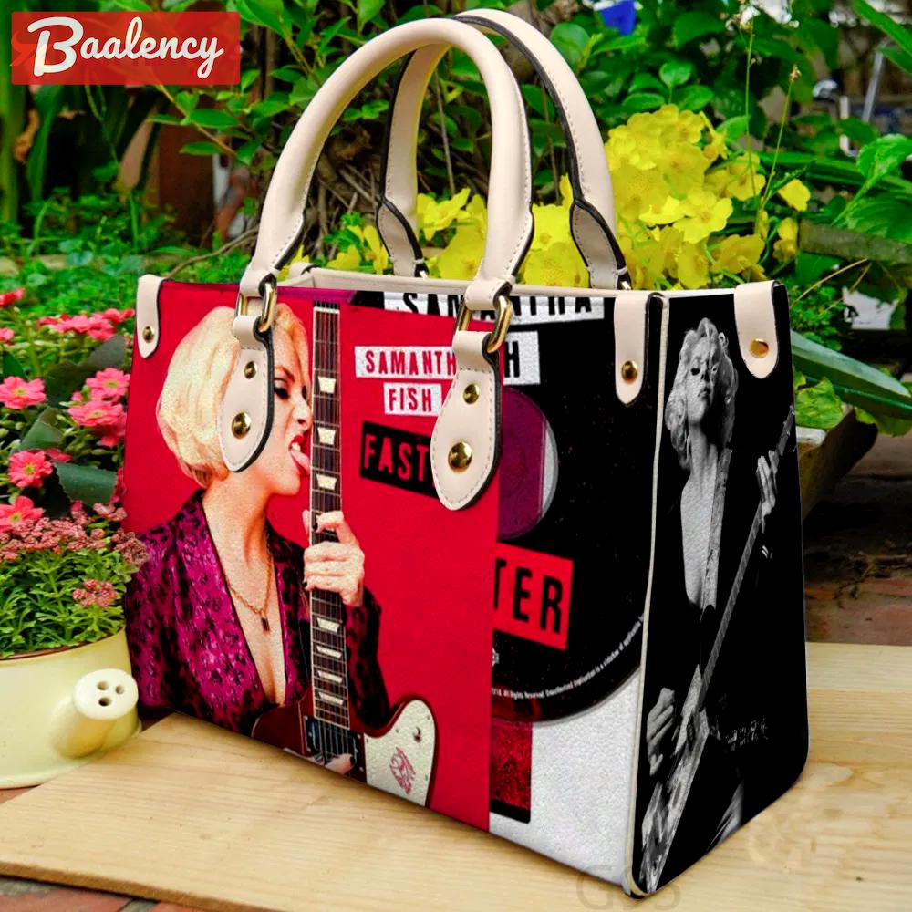 Samantha fish leather hand bag gift for women’s day: perfect women s day gift! g95 120 Women Leather Hand Bag