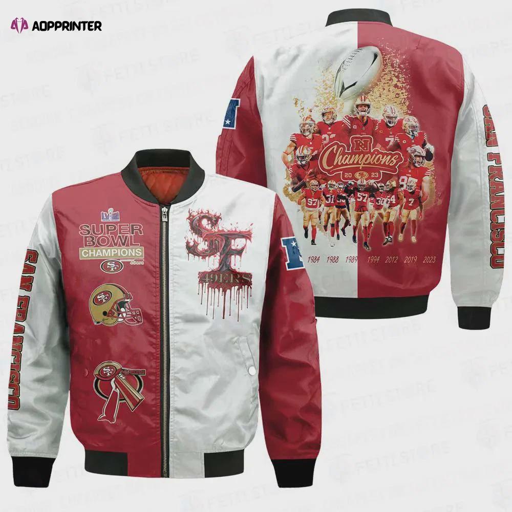 San francisco 49ers national football league bomber jacket stm v8 Bomber Jacket