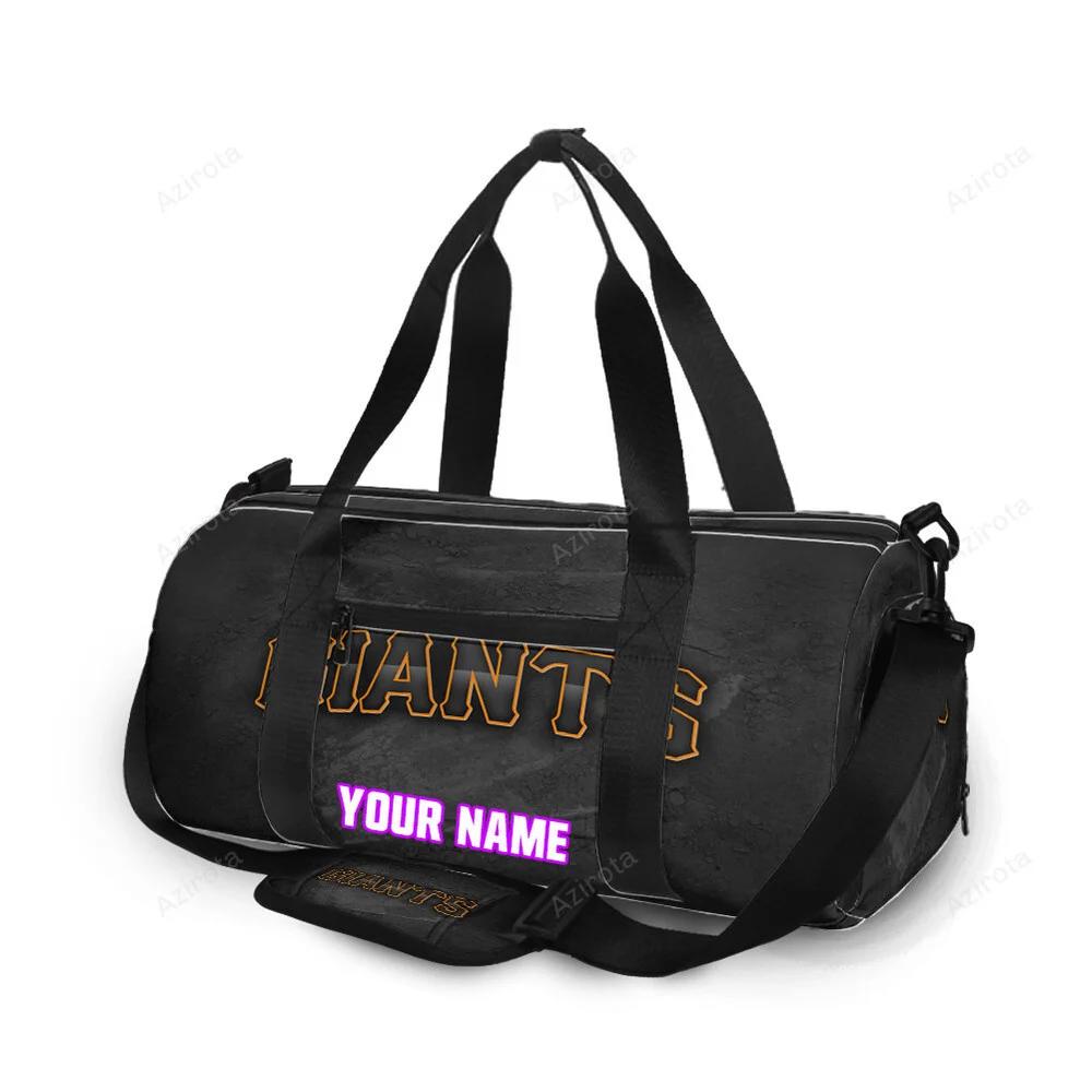 San francisco giants art 4 personalized name travel bag gym bag 2414 Travel Bag