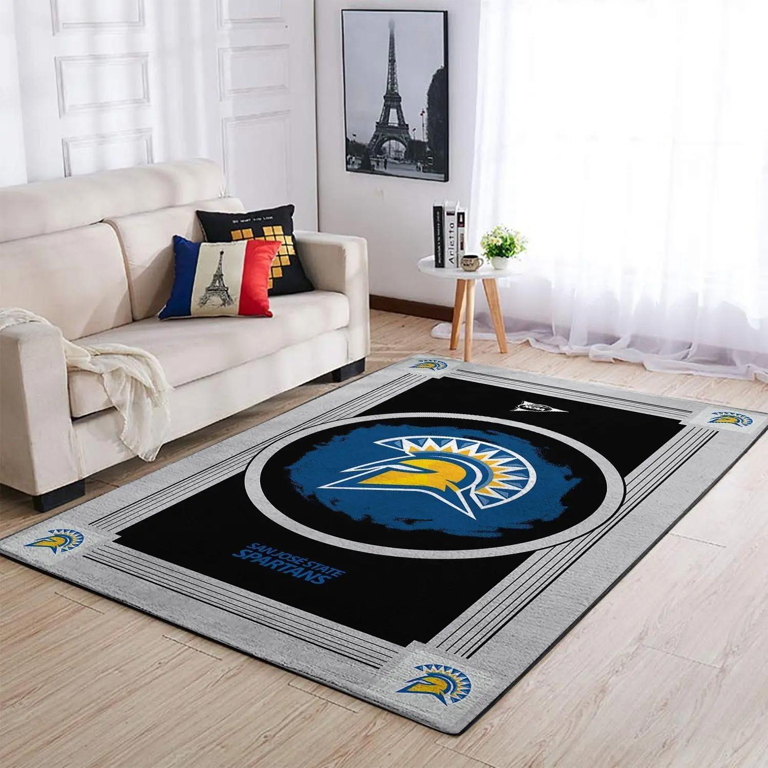 San jose state spartans area rugs ncaa living room carpet 200303140 2 Rectangle Rug