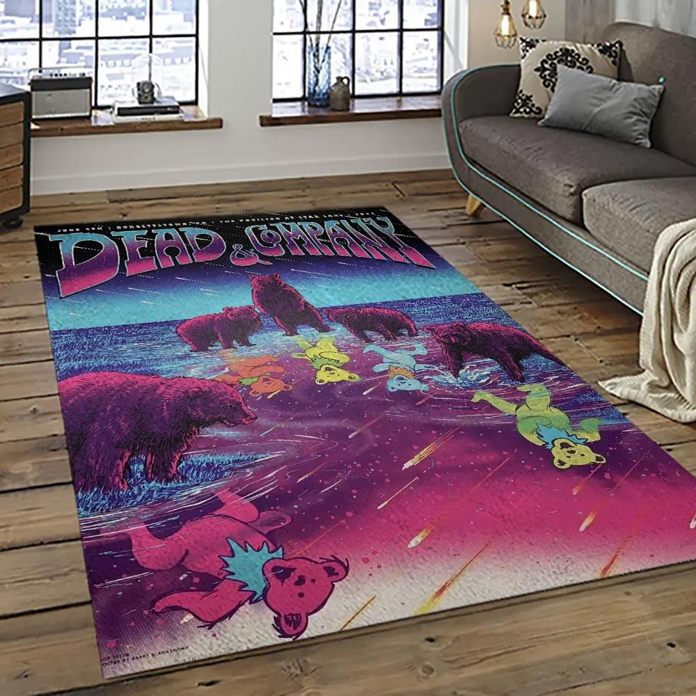 Singer bob weir music carpet rectangle area rug for living room bedroom decor bw05 Rectangle Rug