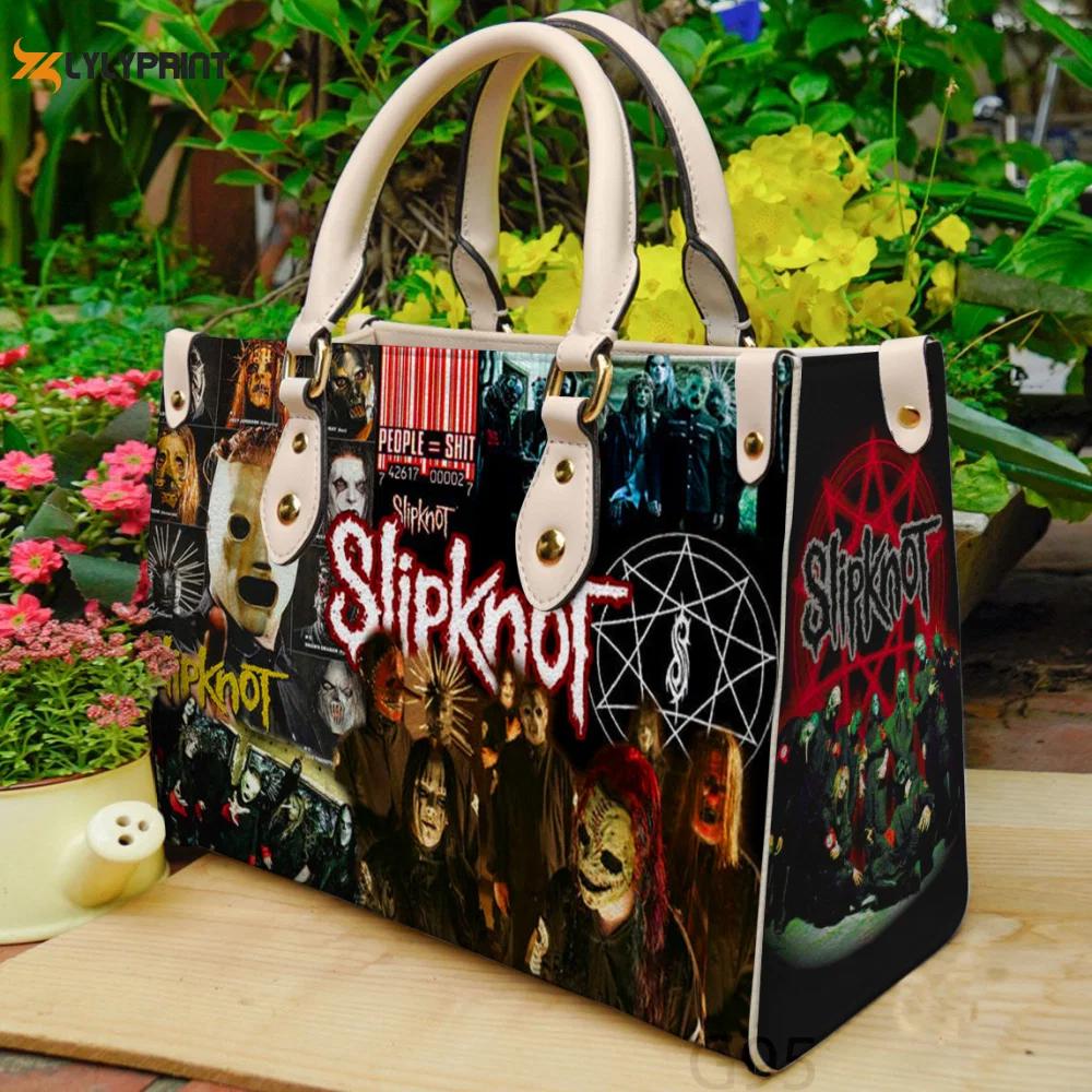 Slipknot leather bag for women gift 846 Women Leather Hand Bag