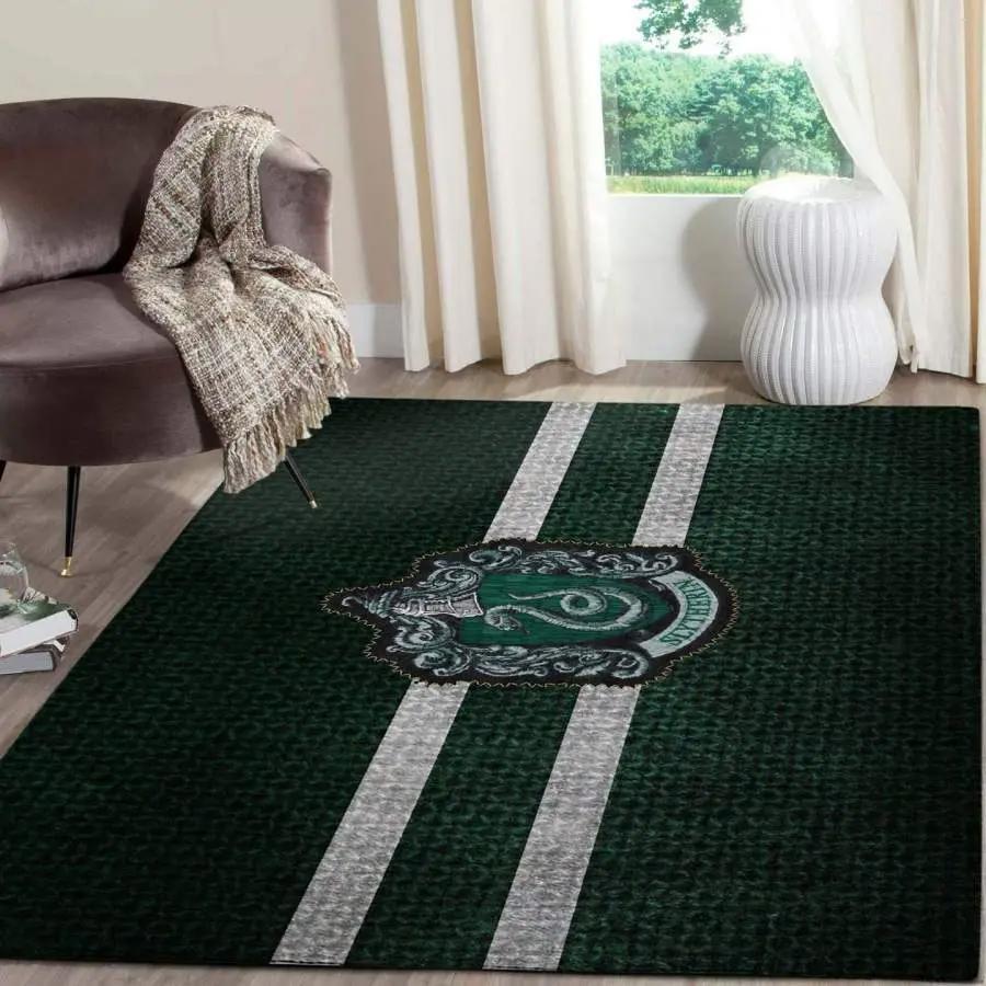 Slytherin harry potter area rug living room rug home decor floor decor rcdd81f31498 Rectangle Rug