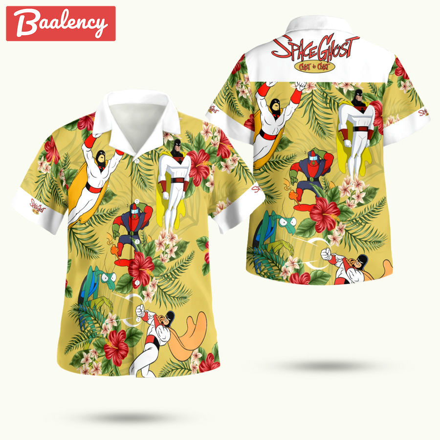 Space ghost summer hawaiian shirt Hawaii Shirt Shorts & Flip Flops