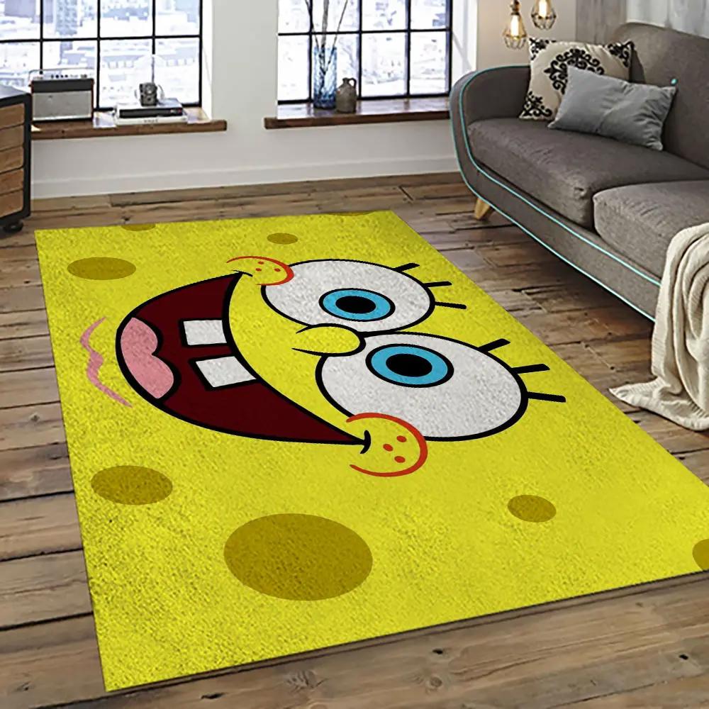 Spongebob squarepants cartoon tv show retangle carpet area rug home decor best gift for family ssp35 Rectangle Rug