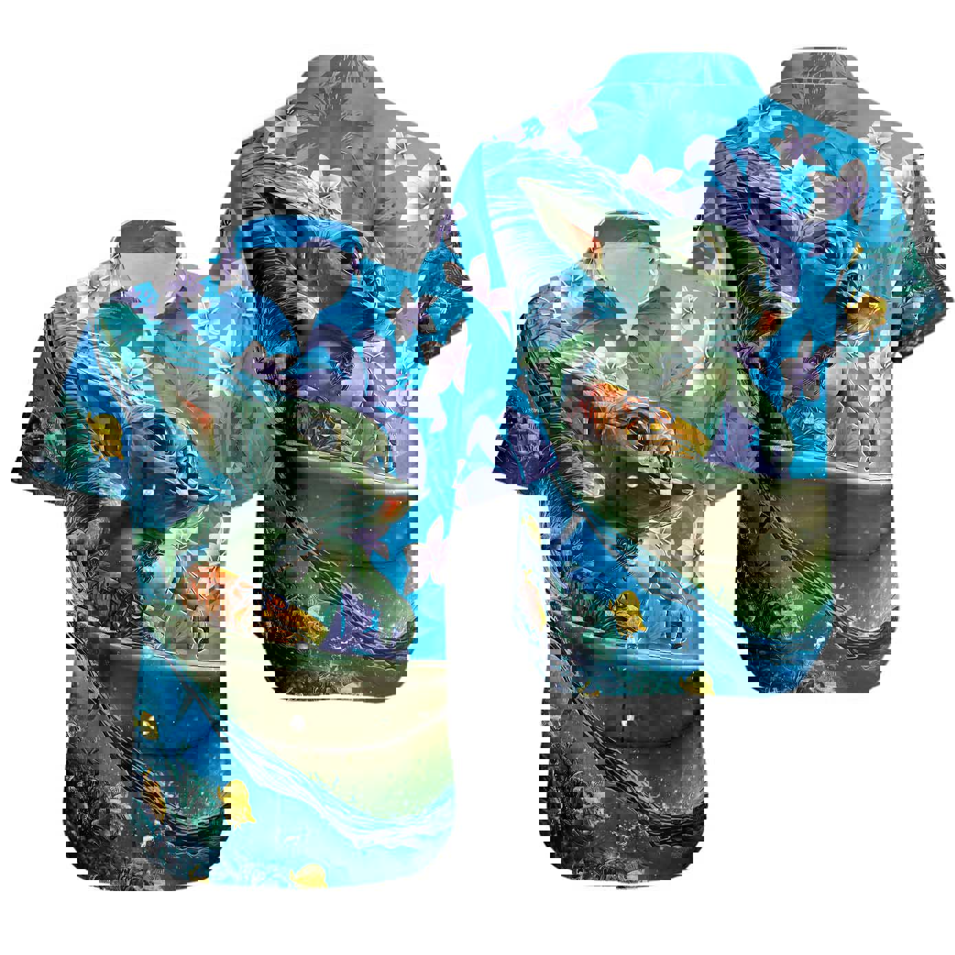 Star wars baby yoda hawaiian shirt Hawaii Shirt Shorts & Flip Flops