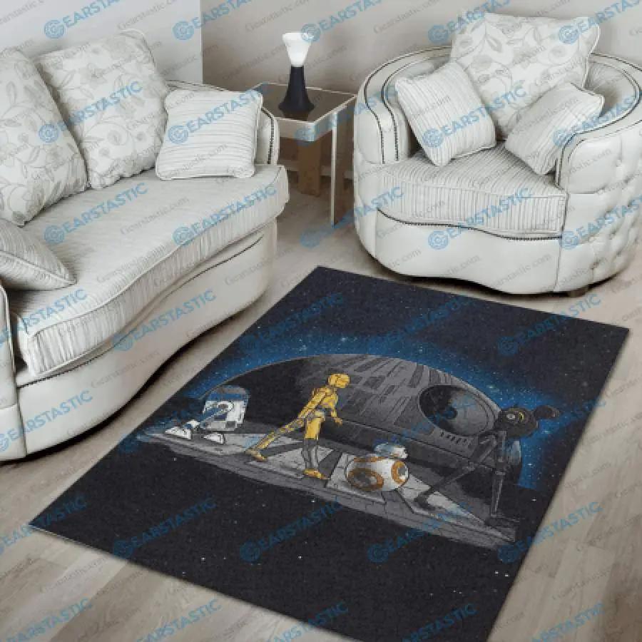 Star wars wooden style nice gift home decor rectangle area rug living room rug home decor Rectangle Rug