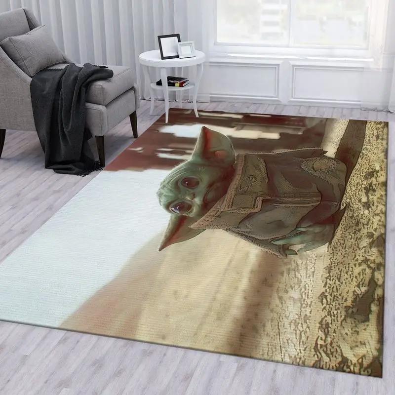 Star wars yoda area rug living room and bed room rug home decoration Rectangle Rug