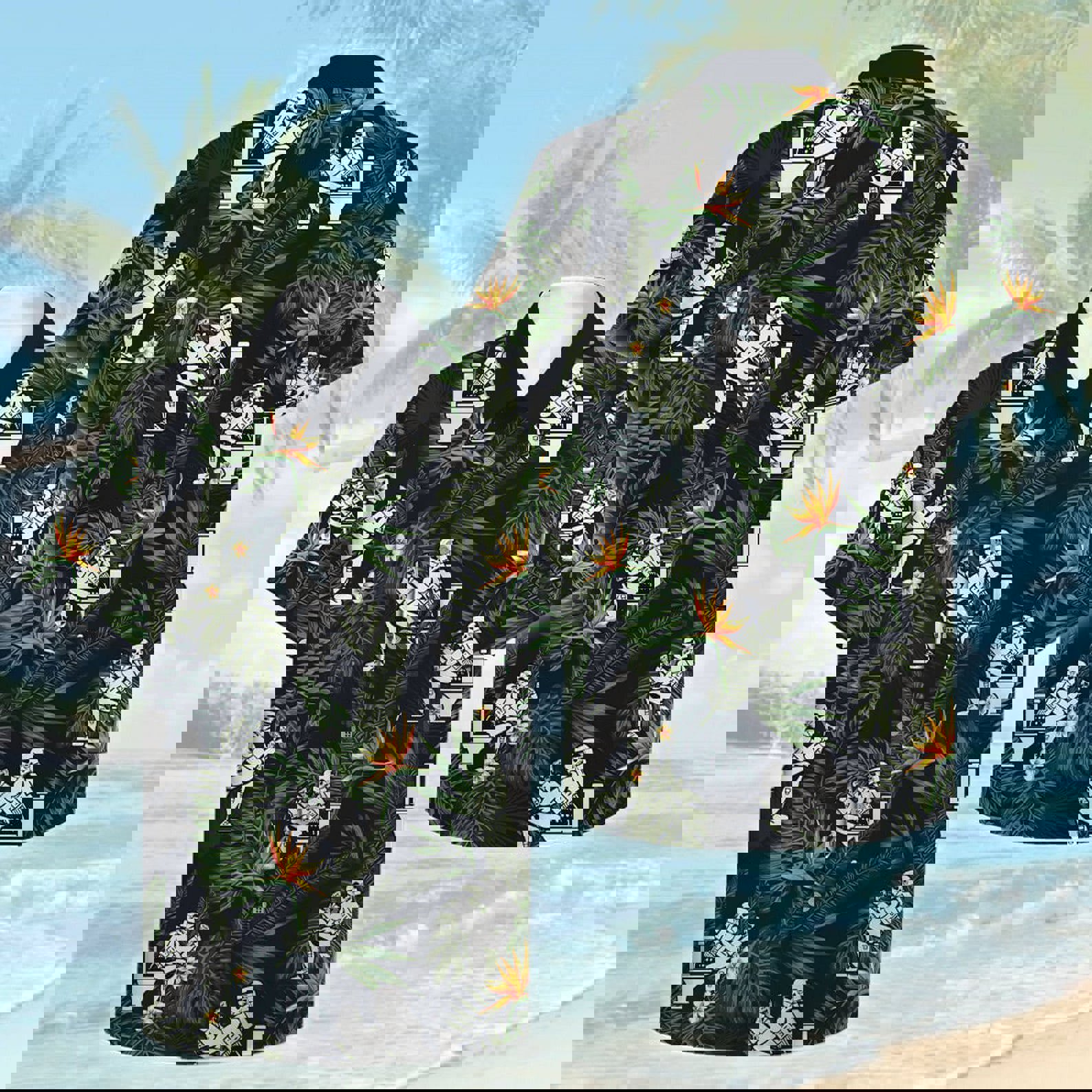 Stormtrooper toilet hawaiian aloha shirt Hawaii Shirt Shorts & Flip Flops