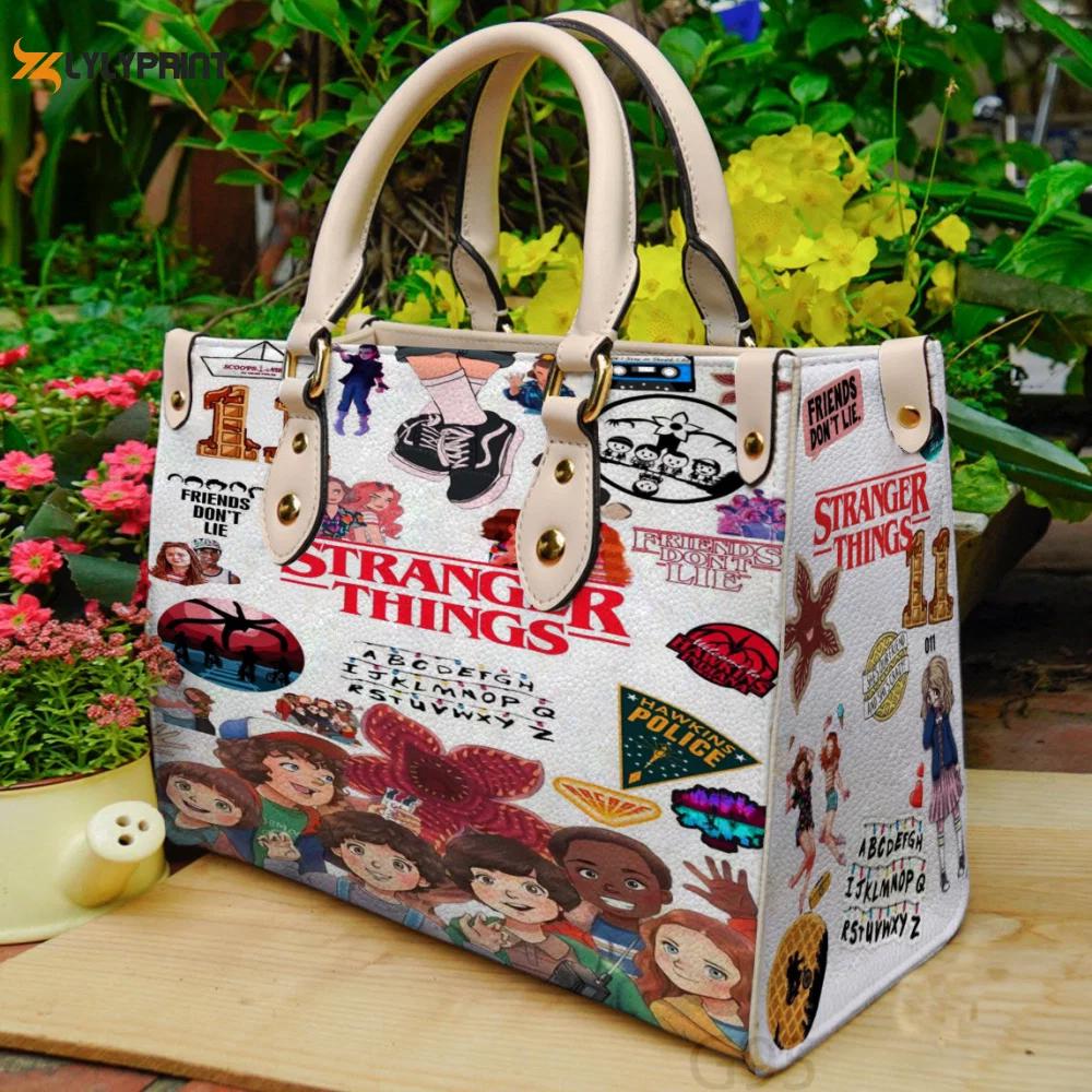 Stranger things leather hand bag gift for women’s day – perfect women s day gift g95 3885 Women Leather Hand Bag