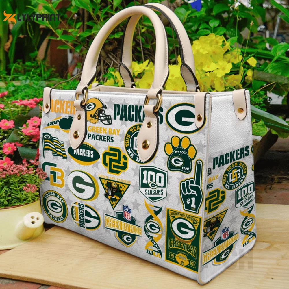 Stylish green bay packers kai leather hand bag gift for women’s day – perfect women s day gift 3651 Women Leather Hand Bag