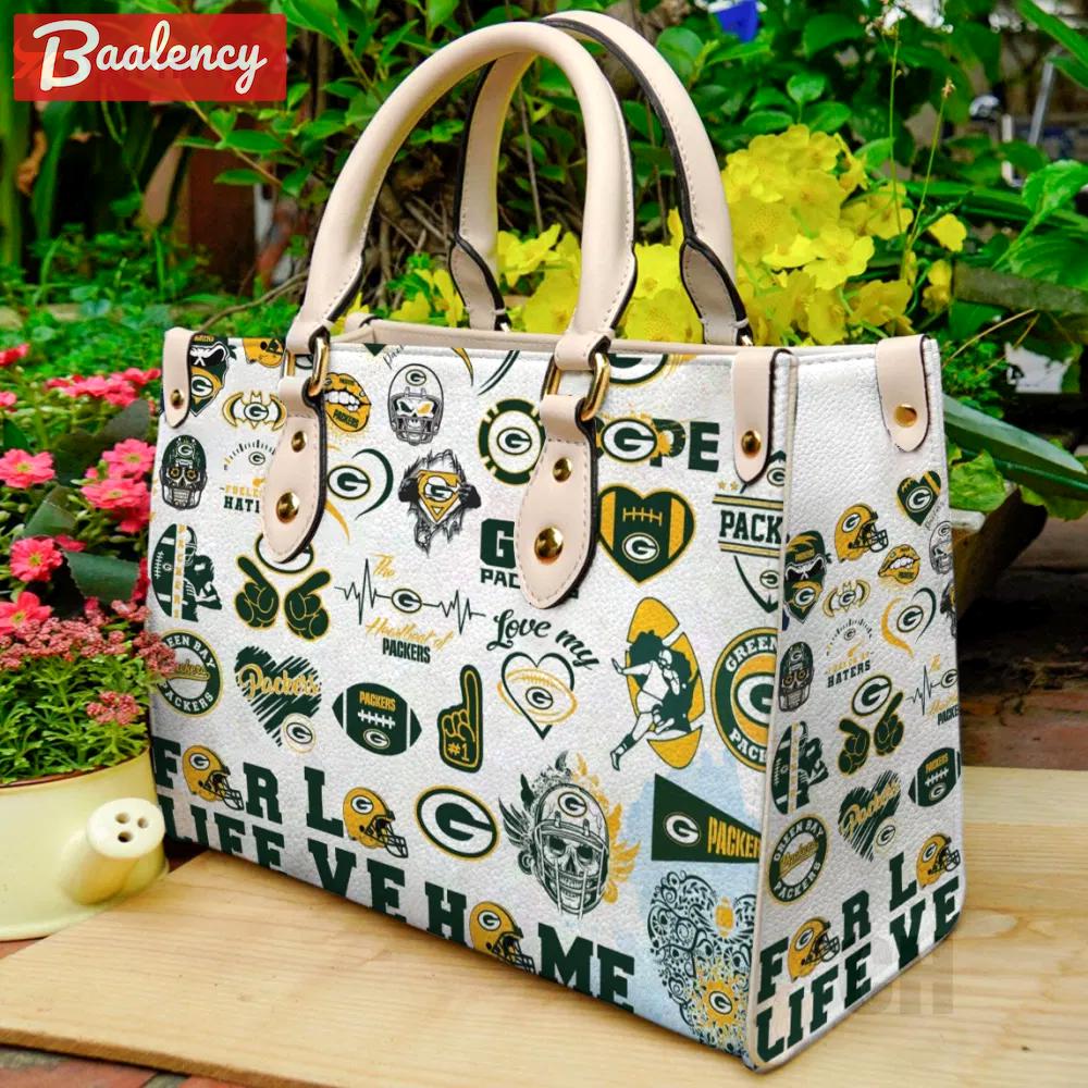 Stylish green bay packers leather hand bag gift for women’s day for women s day gift – ch 3855 Women Leather Hand Bag