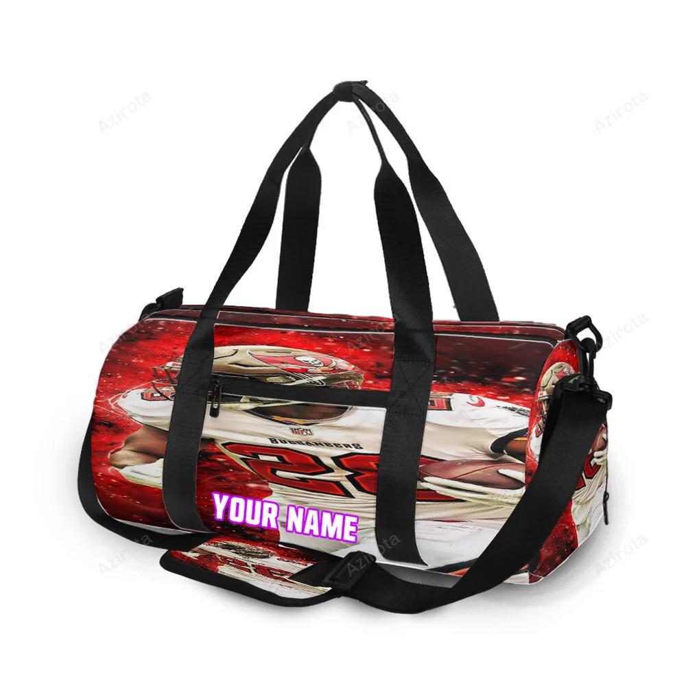 Tampa bay buccaneers leonard fournette1 personalized name travel bag gym bag 1570 Travel Bag