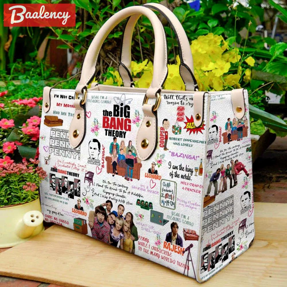 The big bang theory leather hand bag gift for women’s day: perfect women s day gift ch 3234 Women Leather Hand Bag