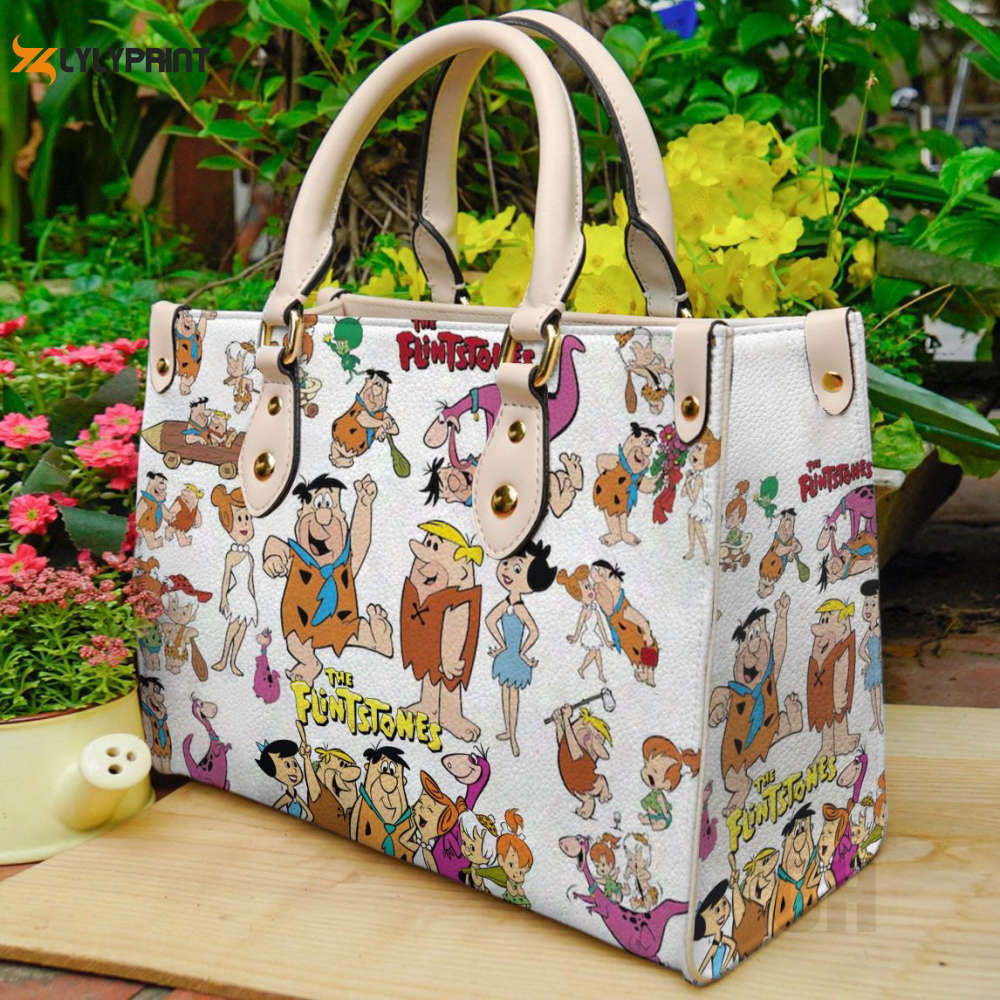 The flintstones 1 leather handbag gift for women 4294 Women Leather Hand Bag