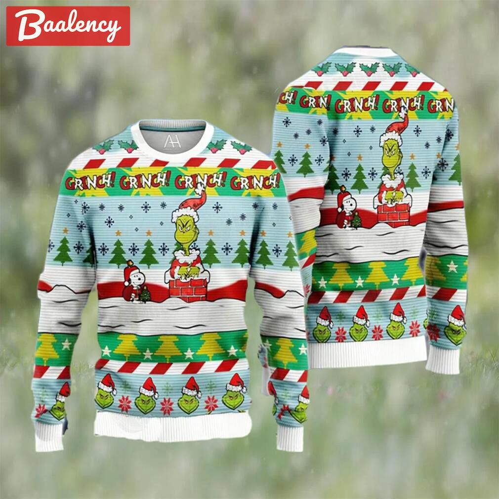 The grinch and snoopy dog ugly sweater funny christmas gift Christmas Ugly Sweater