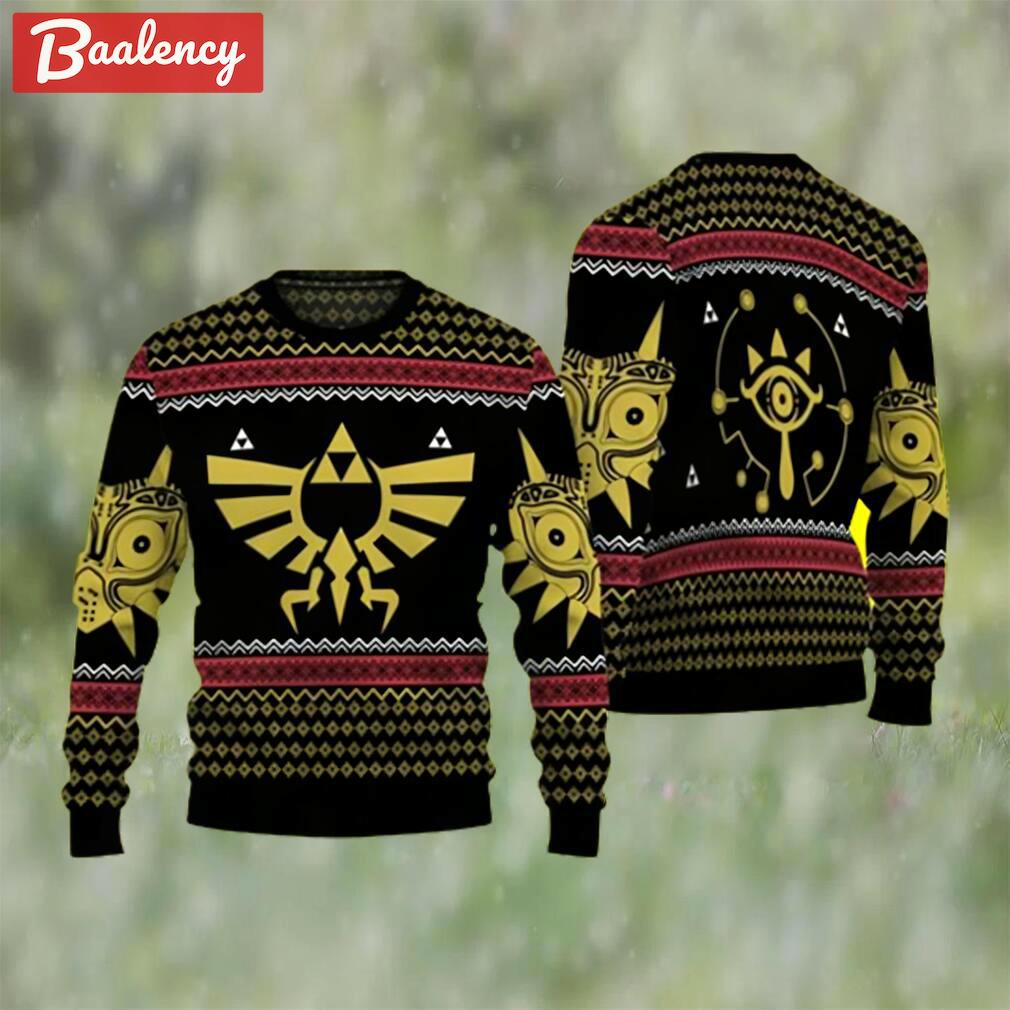 The legend of zelda ugly knitted christmas sweater xmass gift for fan Christmas Ugly Sweater