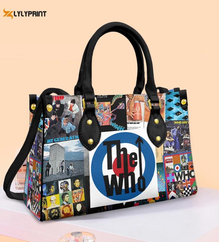 The who band leather bag for women gift 2170 Women Leather Hand Bag