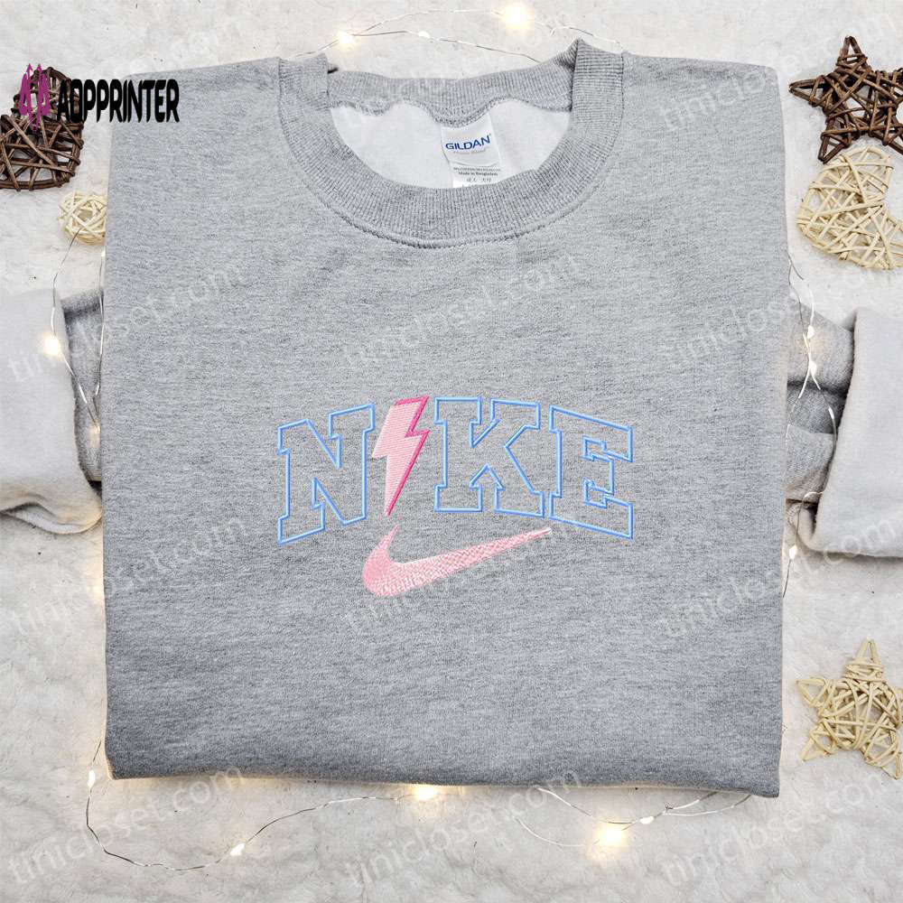 Thunder x nike embroidered sweatshirt: best nike inspired birthday gift Embroidered Shirt