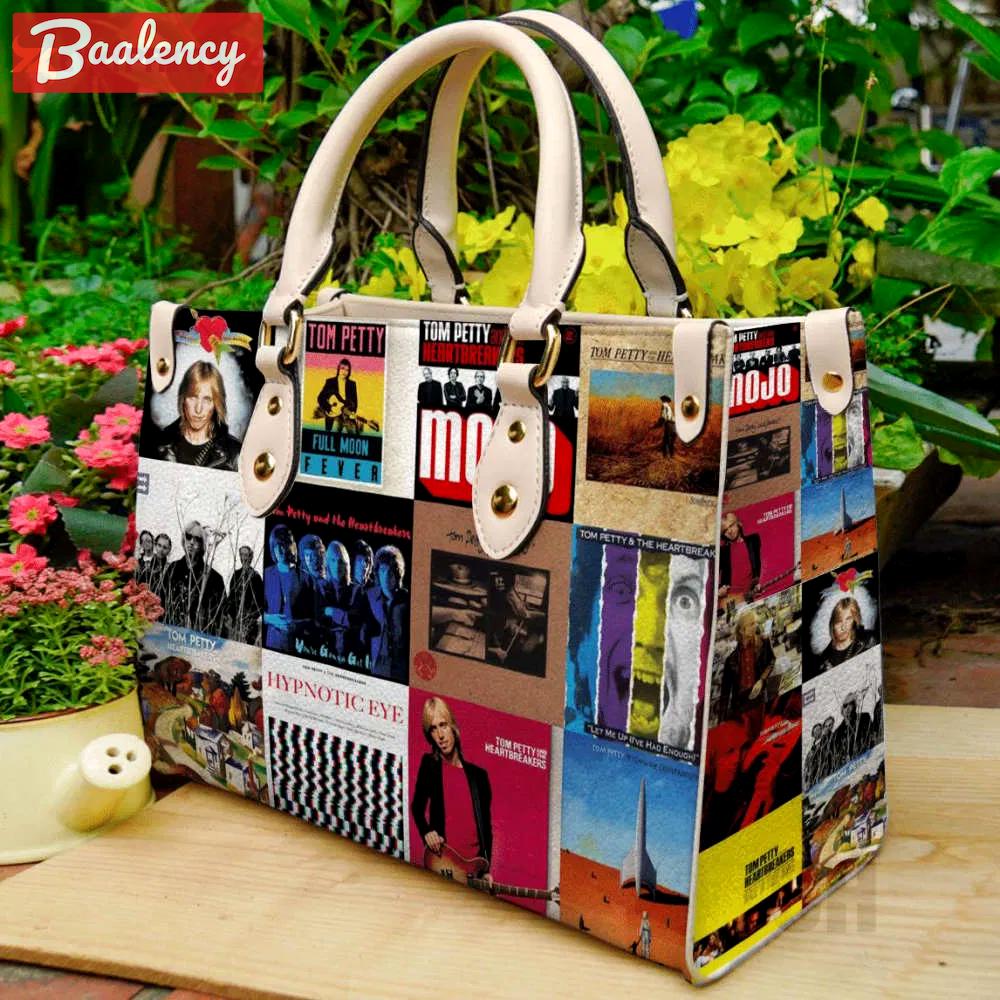 Tom petty heartbreakers leather handbag for women gift 2592 Women Leather Hand Bag