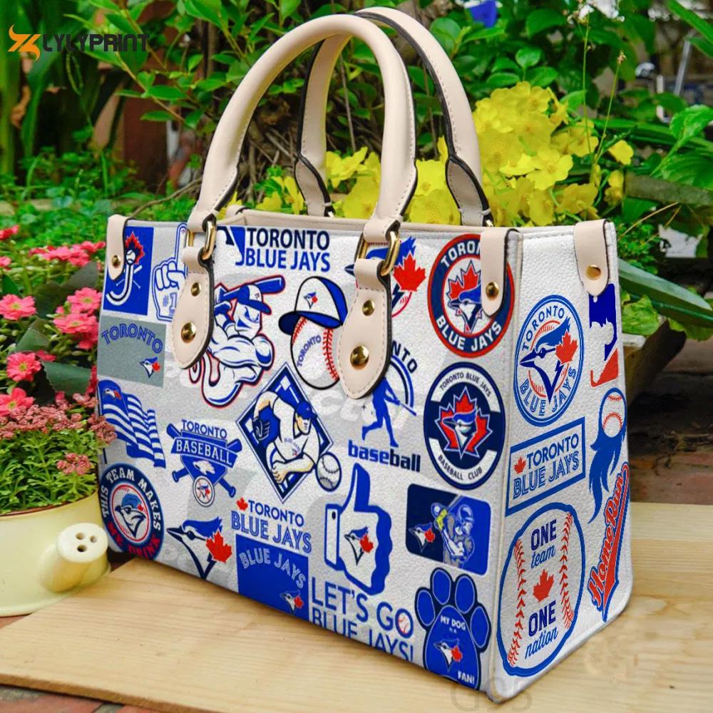 Toronto blue jays 1 leather bag for women gift 1200 Women Leather Hand Bag