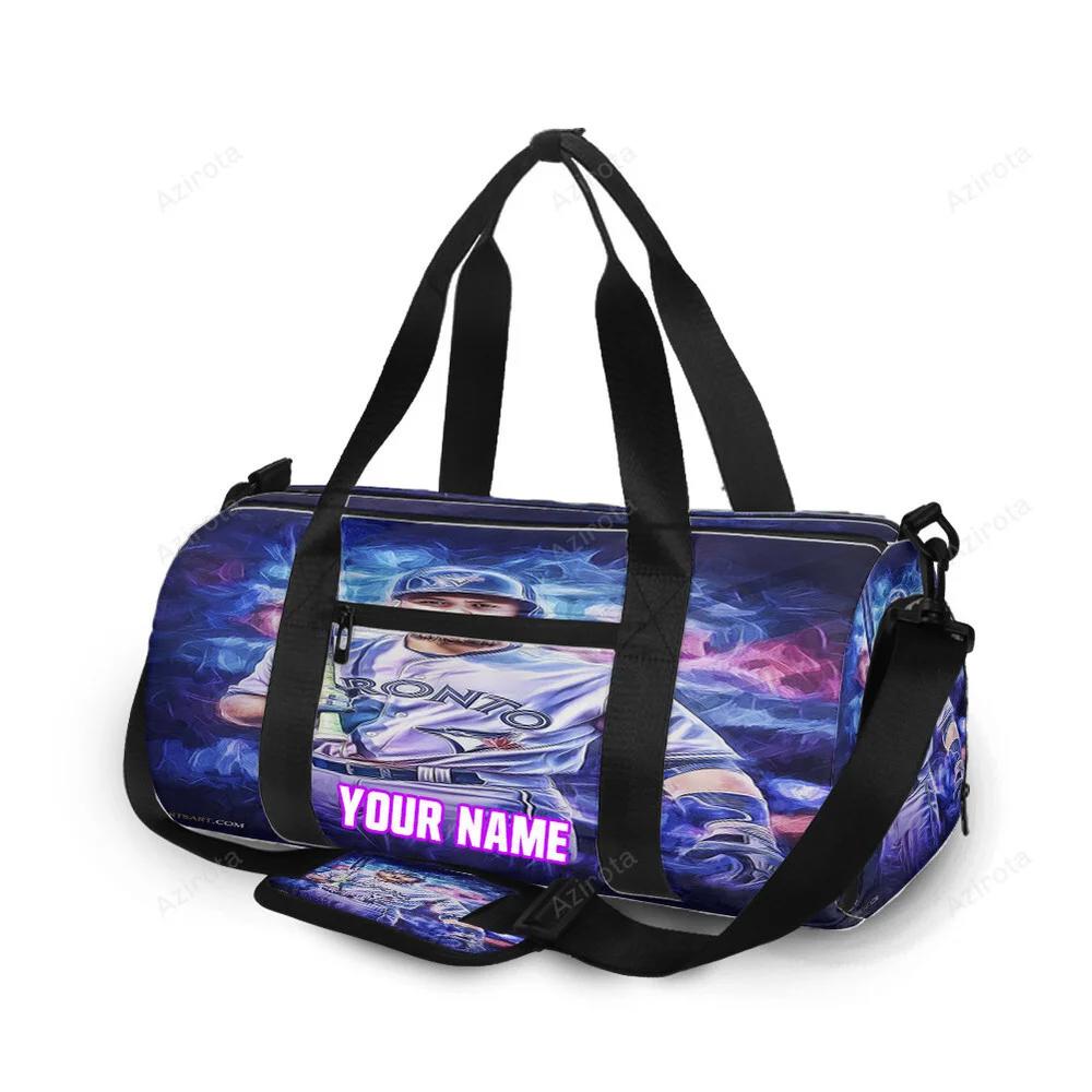 Toronto blue jays russell martin1 personalized name travel bag gym bag 2491 Travel Bag