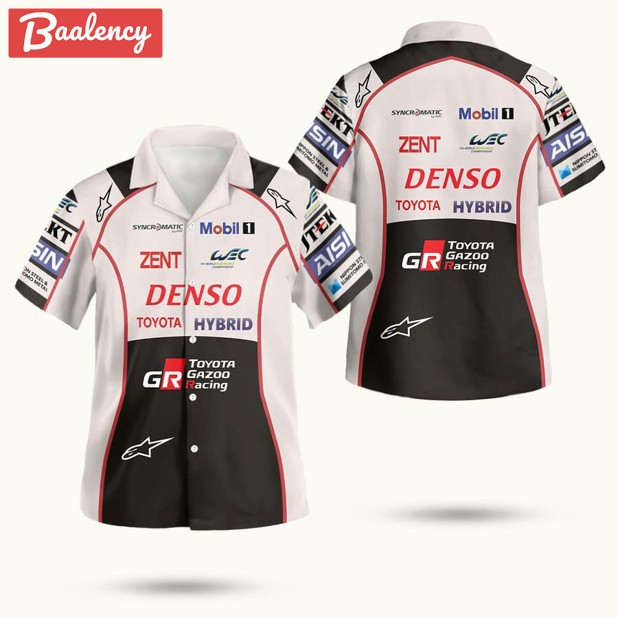 Toyota gazoo denso toyota hybrid racing toyota hawaiian shirt Hawaii Shirt Shorts & Flip Flops