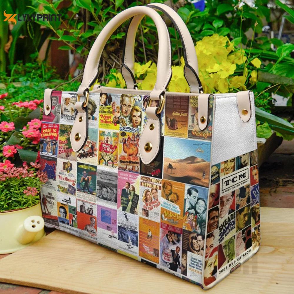 Turner classic movies leather bag for women gift 1137 Women Leather Hand Bag